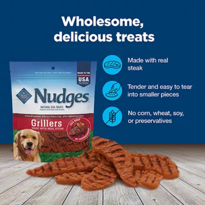 Product Blue Buffalo® Nudges Grillers All Life Stages Dog Treats - Steak
