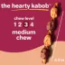 Hartz Oinkies Hearty Kabobs Rawhide-Free All Life Stages Dog Chew - Chicken & Duck 18 ct 9 oz image thumbnail 6