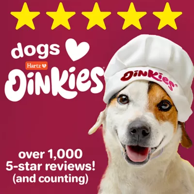 Product Hartz Oinkies Hearty Kabobs Rawhide-Free All Life Stages Dog Chew - Chicken & Duck 18 ct 9 oz