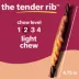 Hartz Oinkies Tender Ribs Rawhide-Free All Life Stages Dog Chew - Chicken & Duck 22 ct 9 oz image thumbnail 6