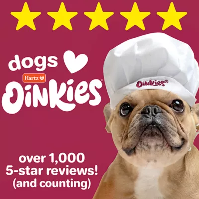 Product Hartz Oinkies Tender Ribs Rawhide-Free All Life Stages Dog Chew - Chicken & Duck 22 ct 9 oz