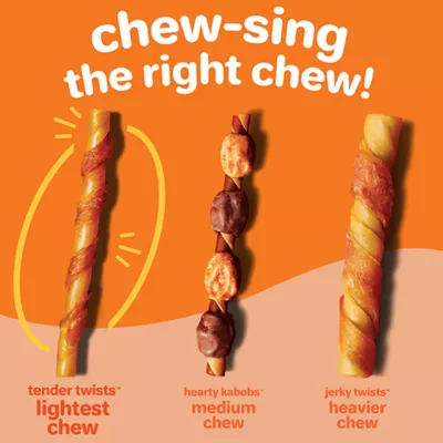Product Hartz Oinkies Tender Twists Rawhide-Free All Life Stages Dog Chews - Chicken