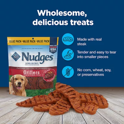 Product Blue Buffalo® Nudges Grillers All Life Stages Dog Treats - Steak
