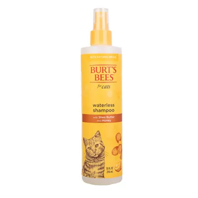 Burt's Bees Waterless Cat Shampoo with Shea Butter & Honey For Cats - Easy to Use - 10 FL OZ - Image 1