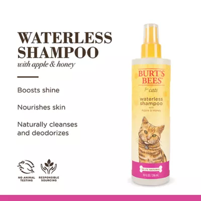 Burt's Bees Waterless Cat Shampoo with Shea Butter & Honey For Cats - Easy to Use - 10 FL OZ - Image 4