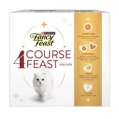 Product Fancy Feast 4 Course Feast Holiday Wet Cat Food Variety Pack