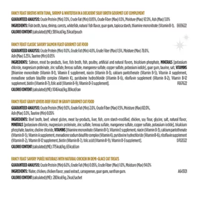 Product Fancy Feast 4 Course Feast Holiday Wet Cat Food Variety Pack