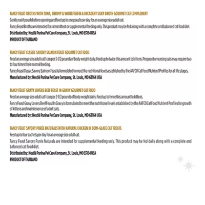 Product Fancy Feast 4 Course Feast Holiday Wet Cat Food Variety Pack