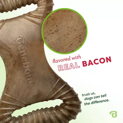 Benebone® Dental Chew Toy Large Size- Bacon, Chicken or Peanut Flavors - Image 5
