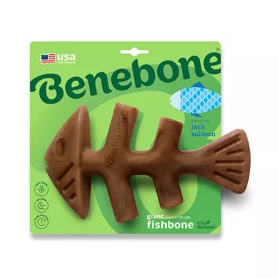Benebone® Fishbone Chew Toy - Image 1
