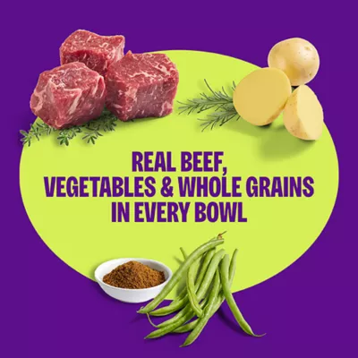 Product Wellness Protein Bowls Slow Cooked Adult Wet Dog Food - Beef, Potato, Green Beans