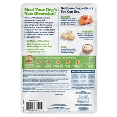 Product Wellness Protein Bowls Slow Cooked Adult Wet Dog Food - Salmon, Whitefish, Rice