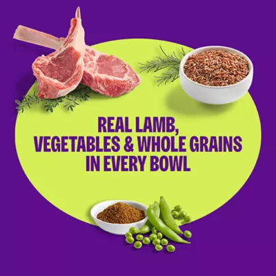 Product Wellness Protein Bowls Slow Cooked Adult Wet Dog Food - Lamb, Red Rice, Peas