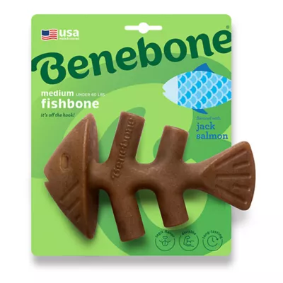 Benebone® Fishbone Chew Toy - Image 1