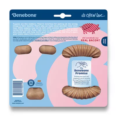 Product Benebone® Puppy 2 Pack Chew Toys Bacon Flavor