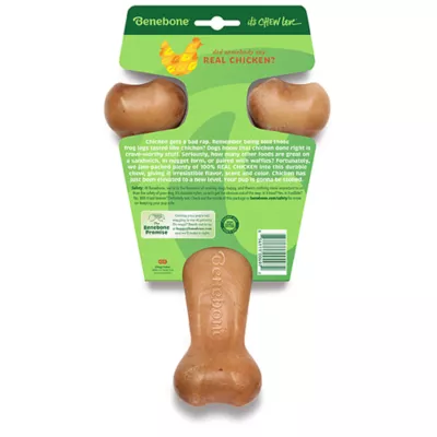 Benebone® Wishbone Dog Chew Giant Toy- Bacon, Chicken or Peanut Flavor - Image 2