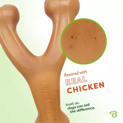 Benebone® Wishbone Dog Chew Giant Toy- Bacon, Chicken or Peanut Flavor - Image 5