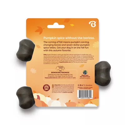 Product Benebone® Pumpkin Spice Wishbone Dog Chew Toy