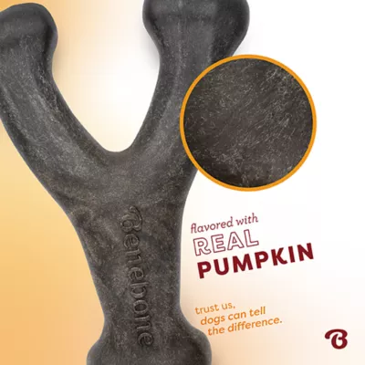 Product Benebone® Pumpkin Spice Wishbone Dog Chew Toy