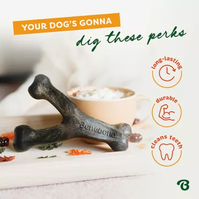 Product Benebone® Pumpkin Spice Wishbone Dog Chew Toy
