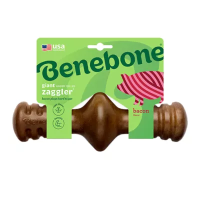 Benebone® Zaggler Bacon Flavor Chew Dog Toy - Image 1