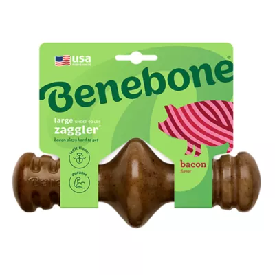 Benebone® Zaggler Bacon Flavor Chew Dog Toy - Image 1