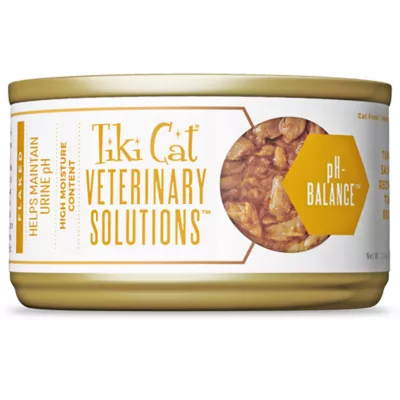 Tiki Cat Veterinary Solutions pH-Balance Wet Cat Food - Tuna & Salmon in Tuna Broth, Flaked - Image 1