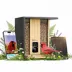 Birdfy Bamboo Smart Bird Feeder with Solar Panel image thumbnail 1