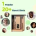 Birdfy Bamboo Smart Bird Feeder with Solar Panel image thumbnail 7
