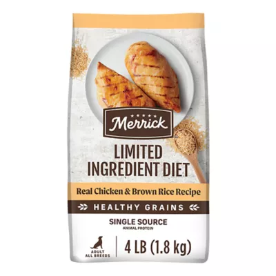 Merrick Limited Ingredient Diet Dry Dog Food- Natural, Healthy Grains, Chicken & Brown Rice - Image 1