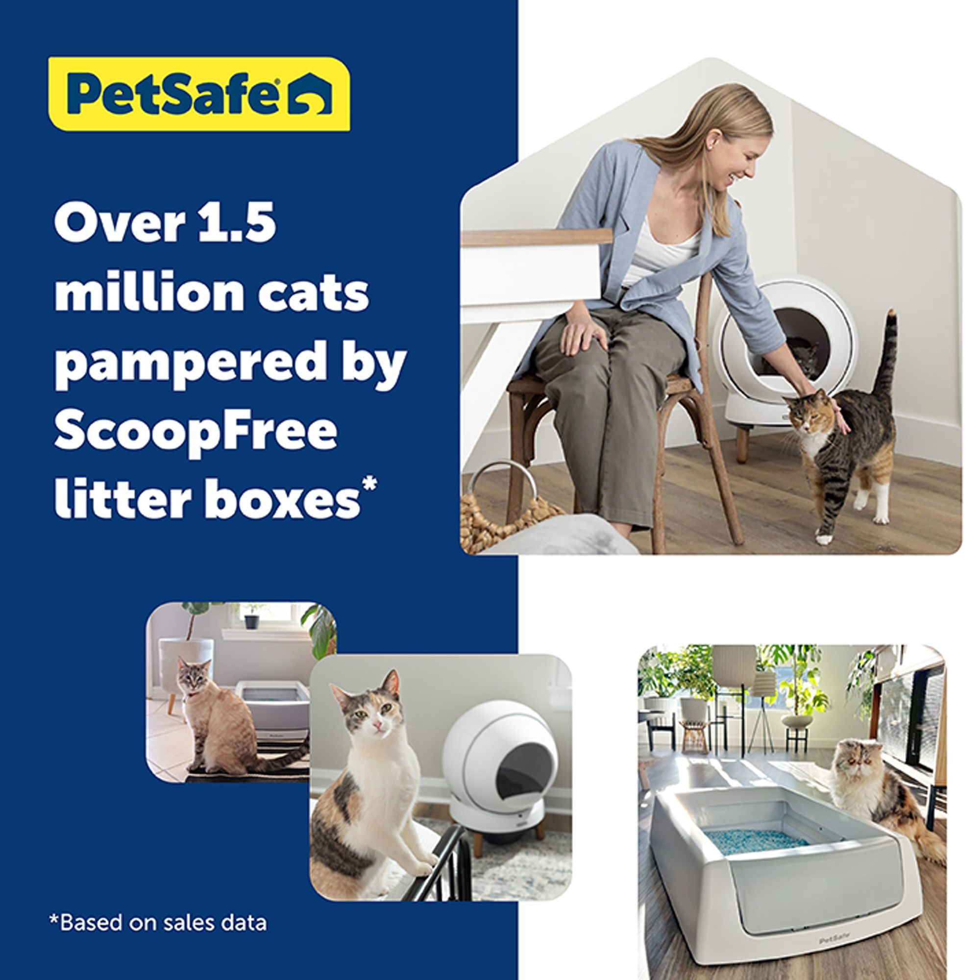 PetSafe® ScoopFree® SmartSpin Automatic Self-Cleaning Litter Box - Black - thumbnail 7