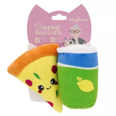 Product Hugsmart Cat Toys - Meow Buddies Pizza & Soda