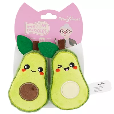 Product Hugsmart Cat Toy - Meow Buddies Avocado, 2 Pack