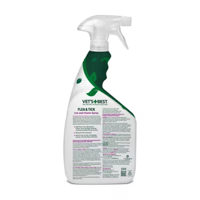 Vet's Best® Flea & Tick Cat & Home Spray - Plant Based Ingredients - Cotton Spice Scent -32 FL OZ - Image 8
