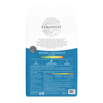 ExquisiCat Litter Crystals Multi-Cat Silica Cat Litter - Unscented, Low Dust - Image 7