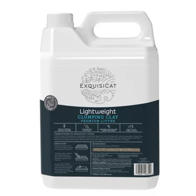 ExquisiCat Lightweight Multi-Cat Climping Clay Premium Cat Litter - Unscented, Low Dust - Image 7