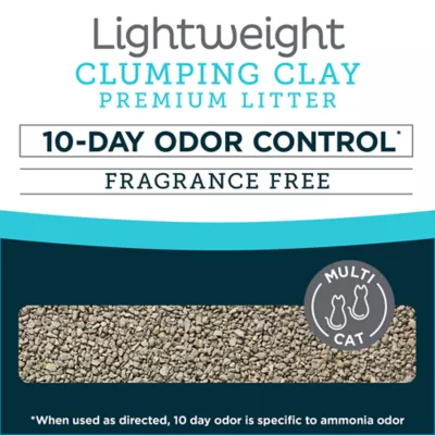 ExquisiCat Lightweight Multi-Cat Climping Clay Premium Cat Litter - Unscented, Low Dust - Image 2