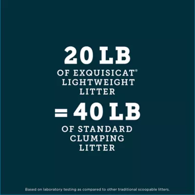 ExquisiCat Lightweight Multi-Cat Climping Clay Premium Cat Litter - Unscented, Low Dust - Image 3