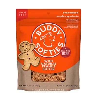 Product Buddy Biscuits Softies All Life Stages Soft & Chewy Dog Treats - Peanut Butter 6 oz