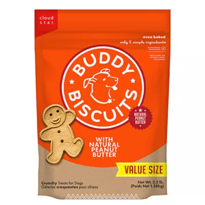 Product Buddy Biscuits All Life Stages Biscuit Dog Treat - Peanut Butter 3.5 lb
