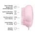 Pet Teezer Cat Grooming Brush - Short- Medium Fur - Pink image thumbnail 4