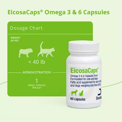 Dechra EicosaCaps Omega 3 & 6 Capsules - Image 3