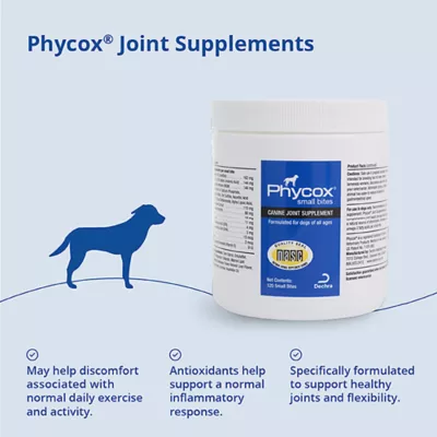 Product Dechra, Phycox Small Bites Advanced Joint Health Supplement for Dogs, 120 Count