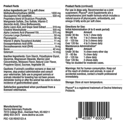 Dechra, Phycox Canine Joint Support Soft Chews - Image 2