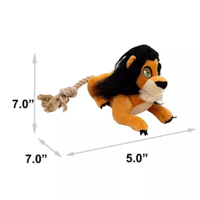 Product Buckle-Down Liion King Scar Plush Dog Toy