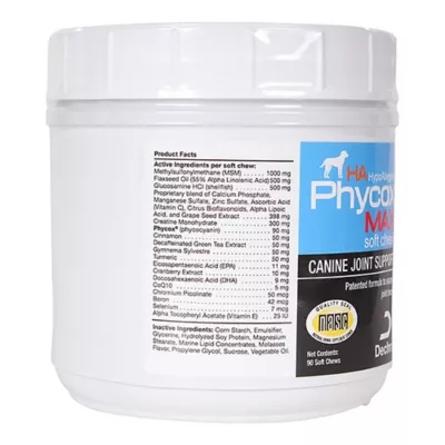 Product Dechra, Phycox MAX HypoAllergenic Soft Chews for Dogs, Hip & Joint Supplement, 90 Count