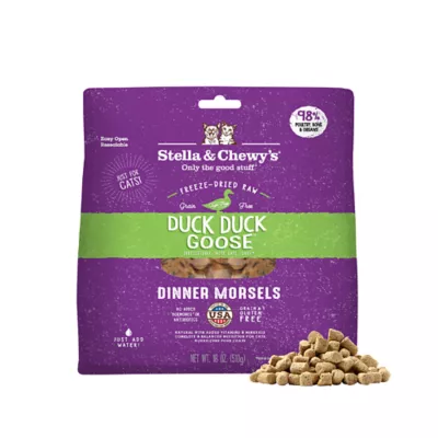 Stella & Chewy's Dinner Morsels Freeze Dried Cat Food - Grain Free, Duck Recipe - Image 1