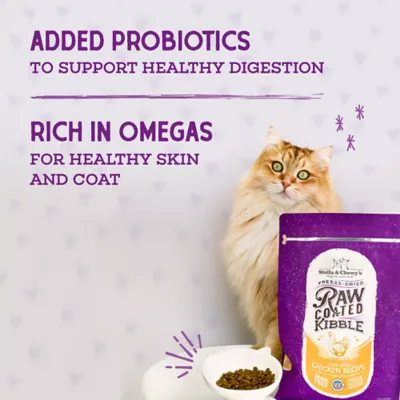 Stella & Chewy's Raw Coated Kibble Dry Cat Food - Grain Free, Salmon Recipe - Image 5