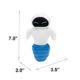 Product Buckle-Down Wall-E Eve Robot Plush Dog Toy