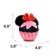 Product Buckle-Down Minnie Mouse Cupcake Plush Dog Toy